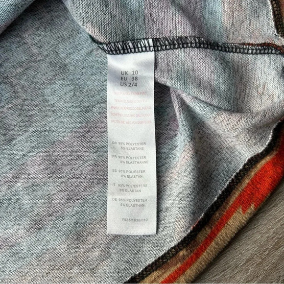 Yumi Boho Multiple Colour  Aztec Tribal Pattern Sweater Dress - Picture 12 of 14